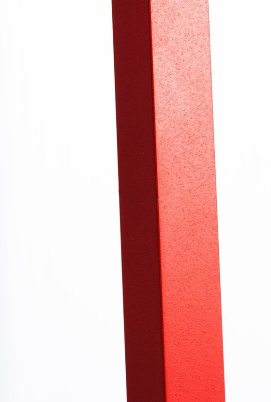 Image 1 of Cornice — Minimalist Floor Light Sculpture in Matte red