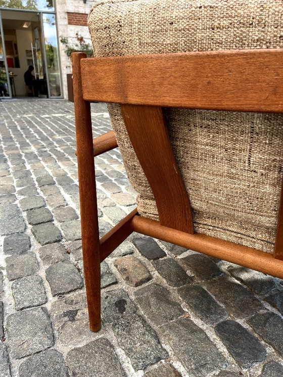 Image 1 of Coppia di poltrone, di Grete Jalk, per France & Son, Danimarca, anni '60