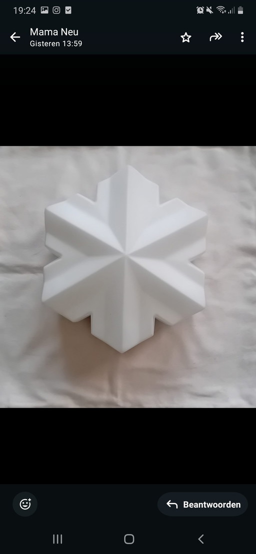 Bega snowflake lamp | snowflake lamp Bega Leuchten