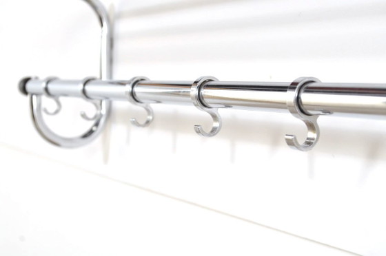 Vintage Wall Coat Rack in Gispen style, 1950s – Metal (photo 6 of 9)