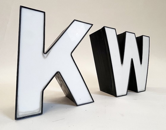 Lettere WK-TEXTIL, Metallo, Vetro Acrilico, H 30cm – Oggetti decorativi, Plastica (photo 7 of 10)