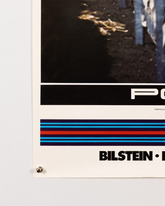 Image 1 of Porsche Sieg 24 Stunden Le Mans 1976 – Originele Vintage Porsche Poster van Werbeagentur Strenger – Mid-Century Modern – 102x76 