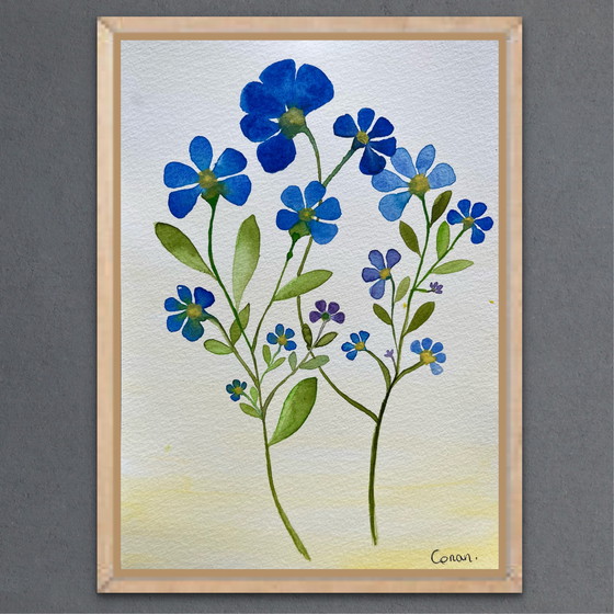 Image 1 of Watercolor artist's sketch 21x15