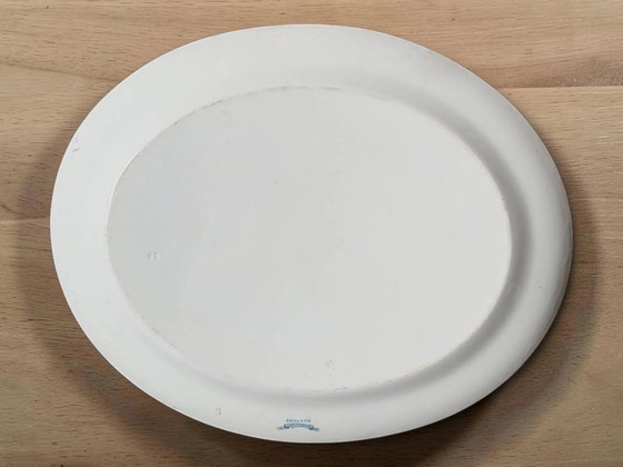 Oval semi-hollow dish in English earthenware "Cheltenham" — F. Winkle & Co – Crockery, Porcelain, Art Nouveau (photo 5 of 8)