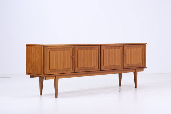 Image 1 of Vintage dressoir 60s Mid Century TV-meubel met laden retro houten opbergruimte #04-22