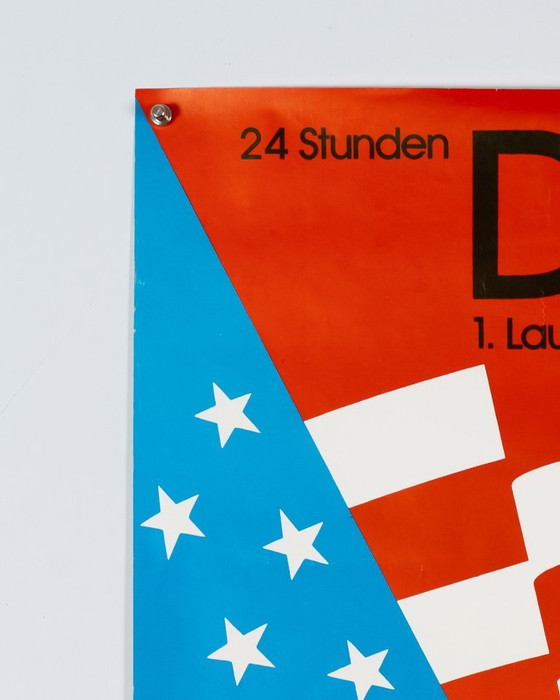 Porsche 24h Daytona 1977 – Originele Vintage Porsche Poster van Werbeagentur Strenger – Mid-Century Modern – (photo 6 of 8)