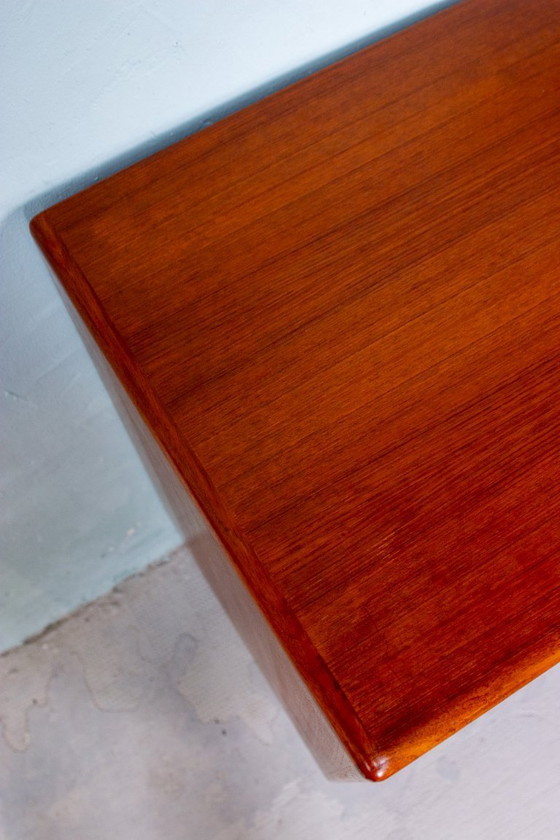 Image 1 of Mobile per dischi vintage, cassettiera, credenza Dyrlund, teak, metà secolo