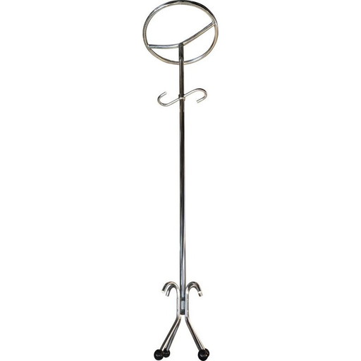 Vintage verchroomd metaal en bakelieten hanger, 1940