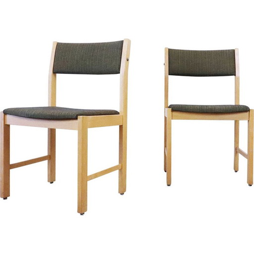 Coppia di sedie vintage scandinave, Svezia, 1960
