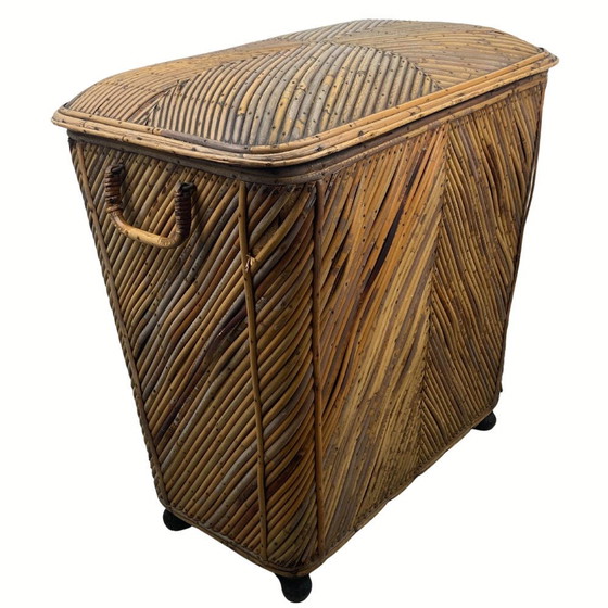 Image 1 of Vintage Wicker Chest In Bambus, 1930S