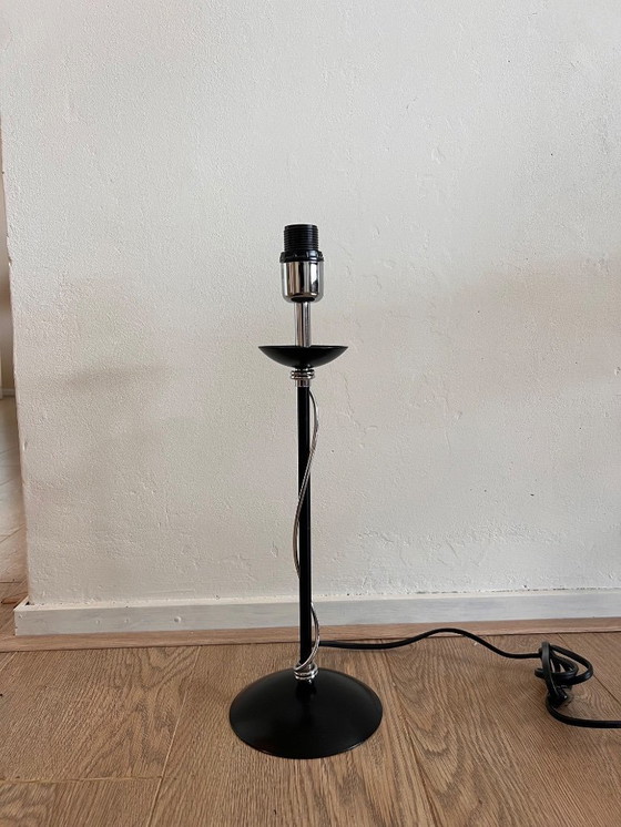 Image 1 of Table lamp black silver chrome twist Massive belgium