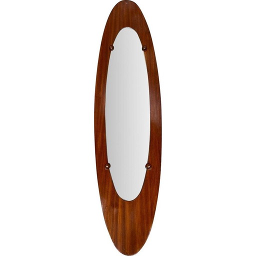 Miroir vintage par Franco Campo et Carlo Graffi pour Home, 1960