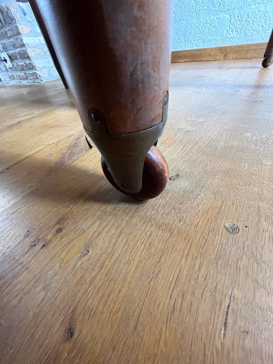 Image 1 of Schuitema Shaker dining table with chairs.
