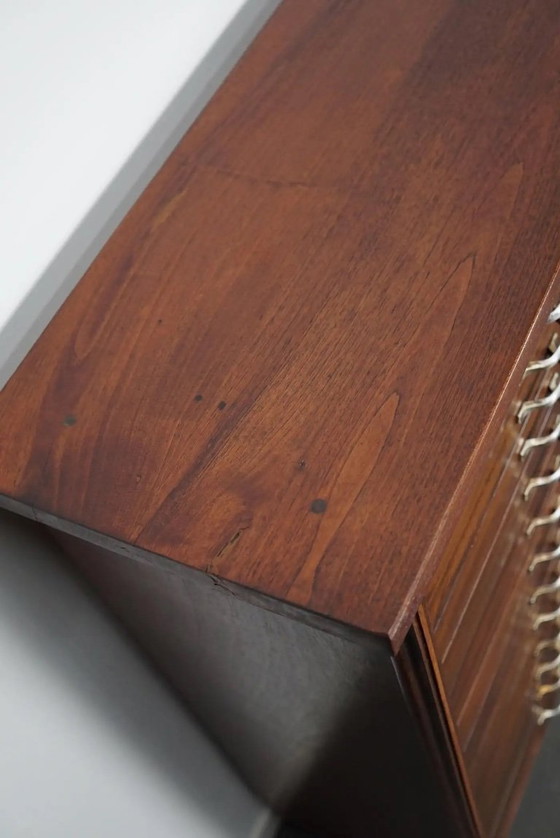 Image 1 of Mobiletto vintage da gioielliere/orologiaio in mogano olandese, circa 1930