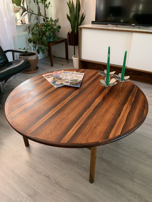 Vintage Danish rosewood coffee table 60s