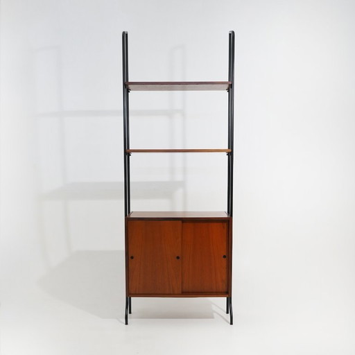 Modulares Bücherregal mit Metallstützen von Amma Torino, 1960er Jahre – boekenkasten (photo 2 of 14)