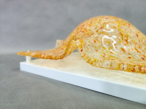 Image 1 of Paire d'appliques murales en verre de Murano, conçues par Toni Zuccheri pour Mazzega, années 1970