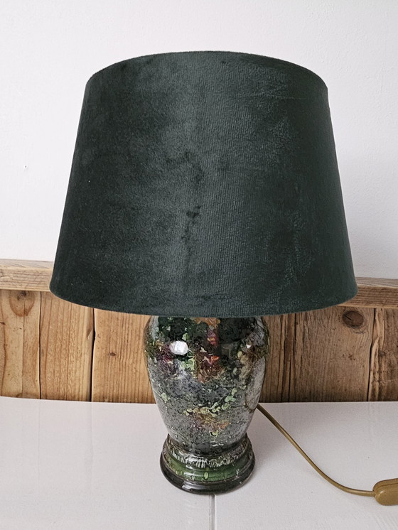 Image 1 of Unique glass art lamp – Silvie Montagnon – handmade