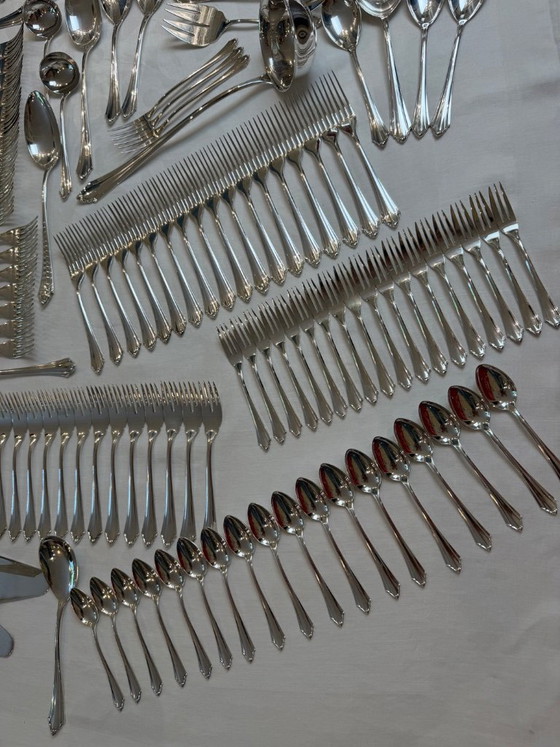 Zeldzame BSF Friederike bestekset – 235 stuks – 800 zilver – BSF Besteck, Servies, Silver (photo 5 of 12)