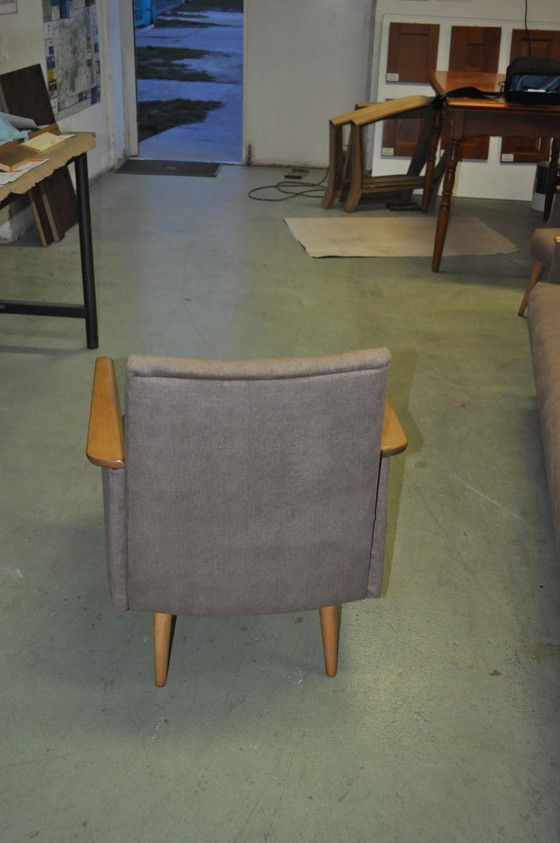 Set di poltrone tedesche laccate, anni '60 – Sedie e poltrone, Legno (photo 3 of 4)