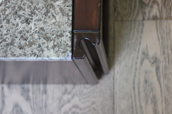 Image 1 of Angelo Mangiarotti 4D Coffee Table for Molteni, Italy 1960s