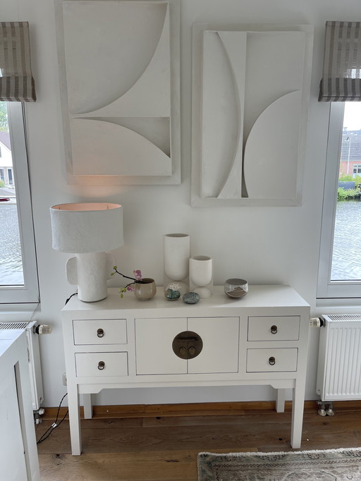 Serax white earth table lamp