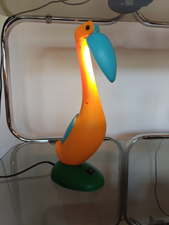 Vintage Flamingo/Penguin Lamp '80 – Table lamps, Plastic (photo 6 of 6)