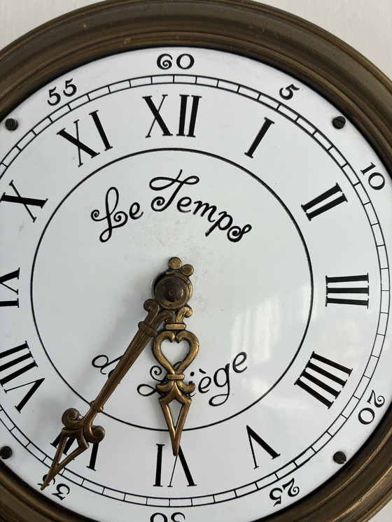 Image 1 of Wandklok le temps, reparatie aan uurwerk nodig