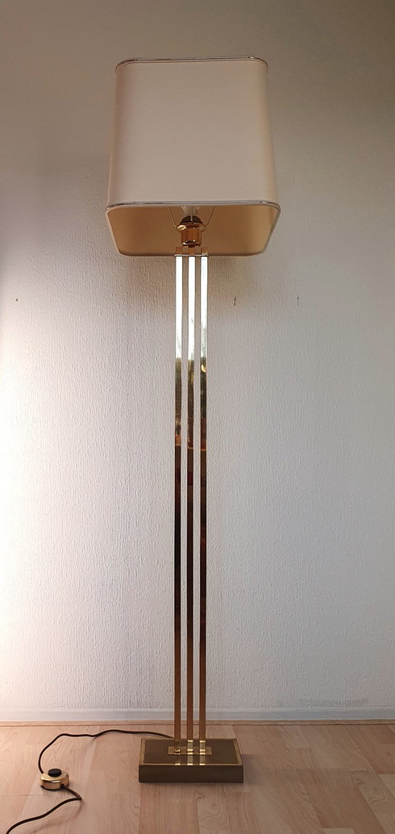 Image 1 of Lampada da terra vintage Lustrerie Deknudt Regency