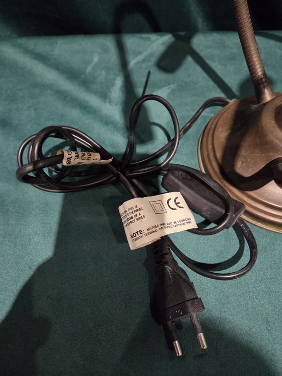 Image 1 of Vintage Industriële Tafellamp met Flexibele Armen