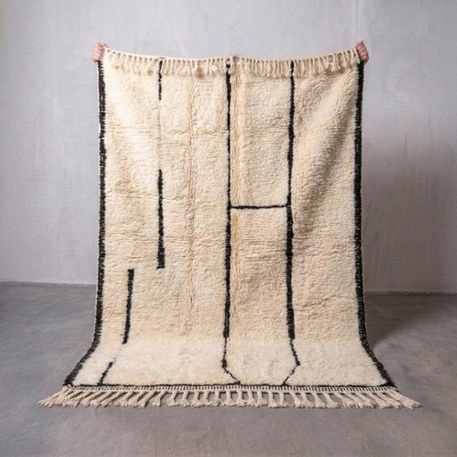 Marokkaans Berber wollen tapijt 2/3m – vloerkleden en tapijten, Wool