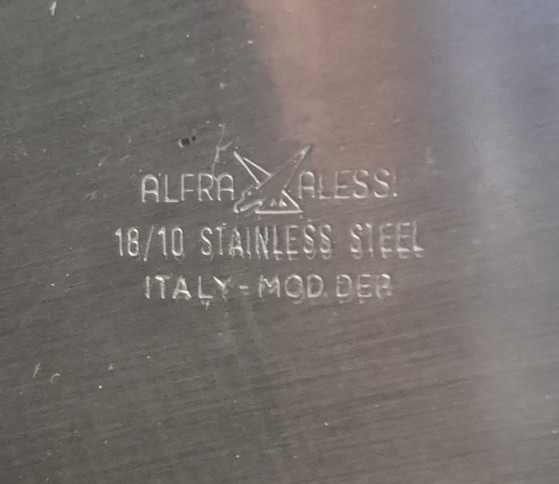 Image 1 of Rare XL Vintage Alfra Alessi Ice Bucket – Mazzeri & Vitale (1960s)