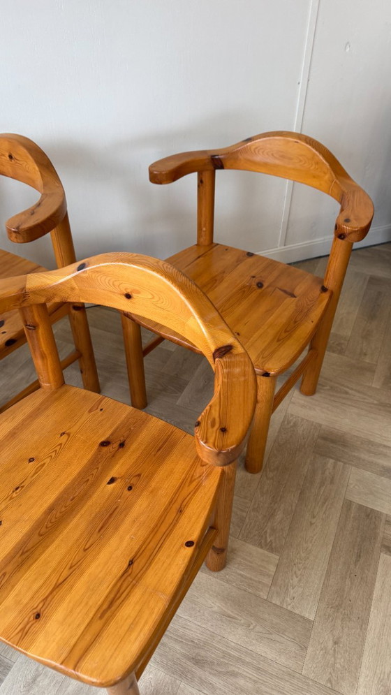 Image 1 of 4 chaises vintage de style Daumiller