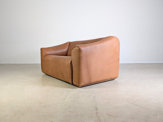 Image 1 of Originele de Sede DS 47 tweezitsbank design bank dik leer