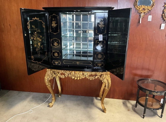 Image 1 of Meubles Jansen Chinoiserie cocktail kast