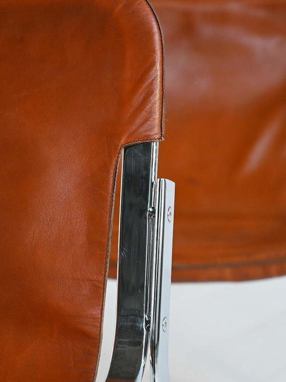 Image 1 of Ensemble de 2 chaises attribuées à Willy Rizzo pour Cidue, années 1970