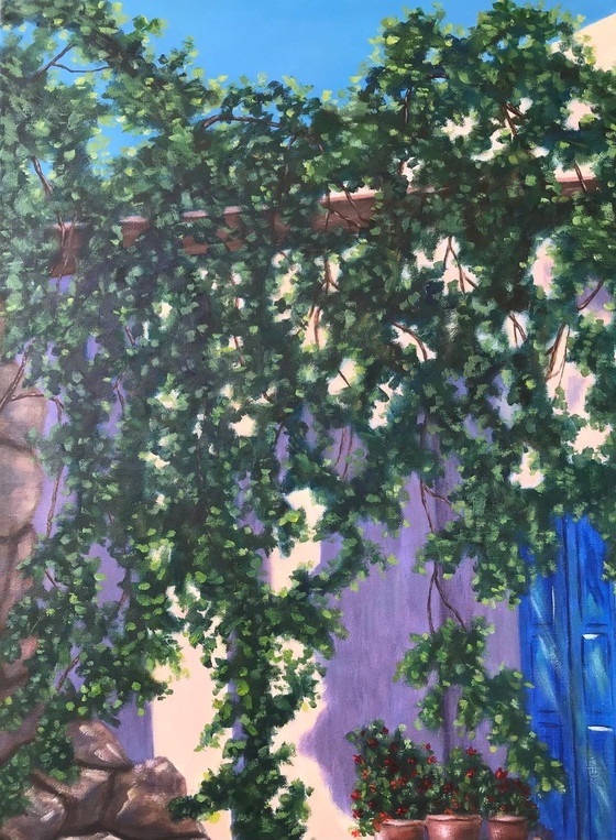 Image 1 of Peinture à l'huile - Irina Gauss - Sérénité méditerranéenne