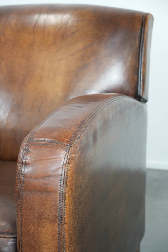 Image 1 of 2x Vintage Sheepskin Armchair