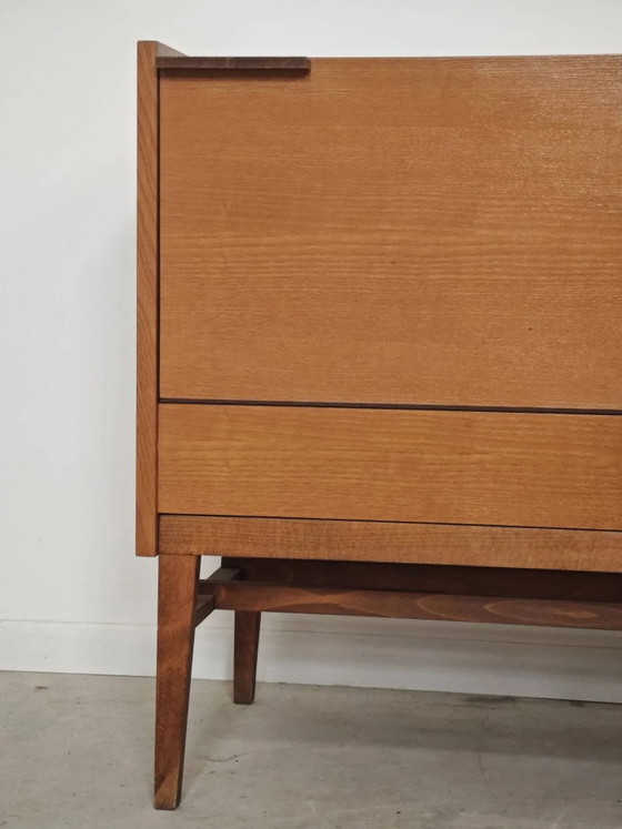 Deken kist of minibar Frantisek Mezulanik voor Up Zavody 60 – Barkrukken, Wood, Mid Century Modern (photo 9 of 30)