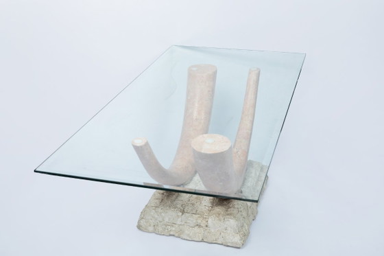Table basse Mactan Stone Tusk, style Magnussen Ponte – Tables basses, Glass (photo 8 of 8)
