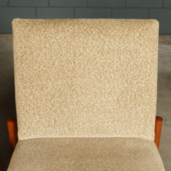 Set da salotto danese – Due poltrone con tavolino – Anni '70 – Textile (photo 3 of 19)