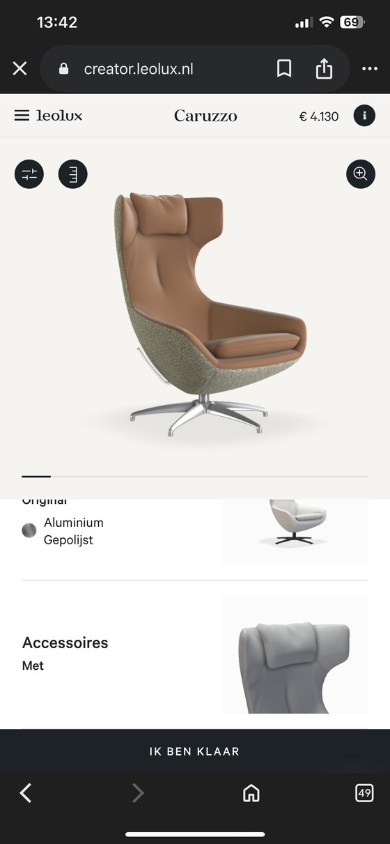 Image 1 of Nuevo sillón relax Leolux Caruzzo plus + 2 plazas