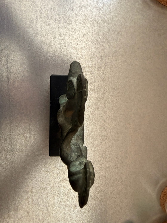 Bronzener etruskischer Krieger Italienisch – Dekorative Objekte, Stein (photo 3 of 5)