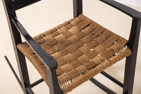 Image 1 of Schommelstoel begin 20e eeuw uit Denemarken