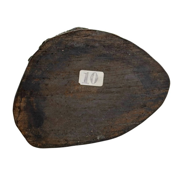 Kinnari antiguo, Birmania (Myanmar), estilo Mandalay, ca. 1880–1920 Teca maciza tallada a mano Antigüedad (photo 9 of 9)