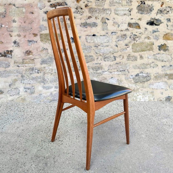 Set of 4 Dining chairs by Niels Koefoed, 1960, Henning Kjaernulf, Wood, Black (photo 5 of 10)