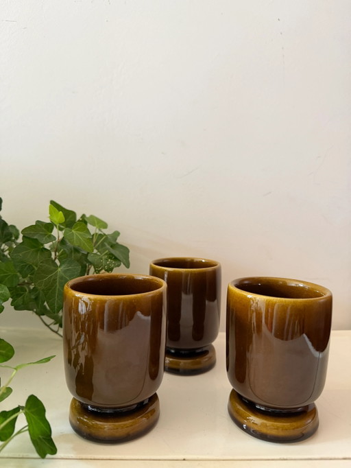Set di 3 tazze da caffè Hutschenreuther anni '70