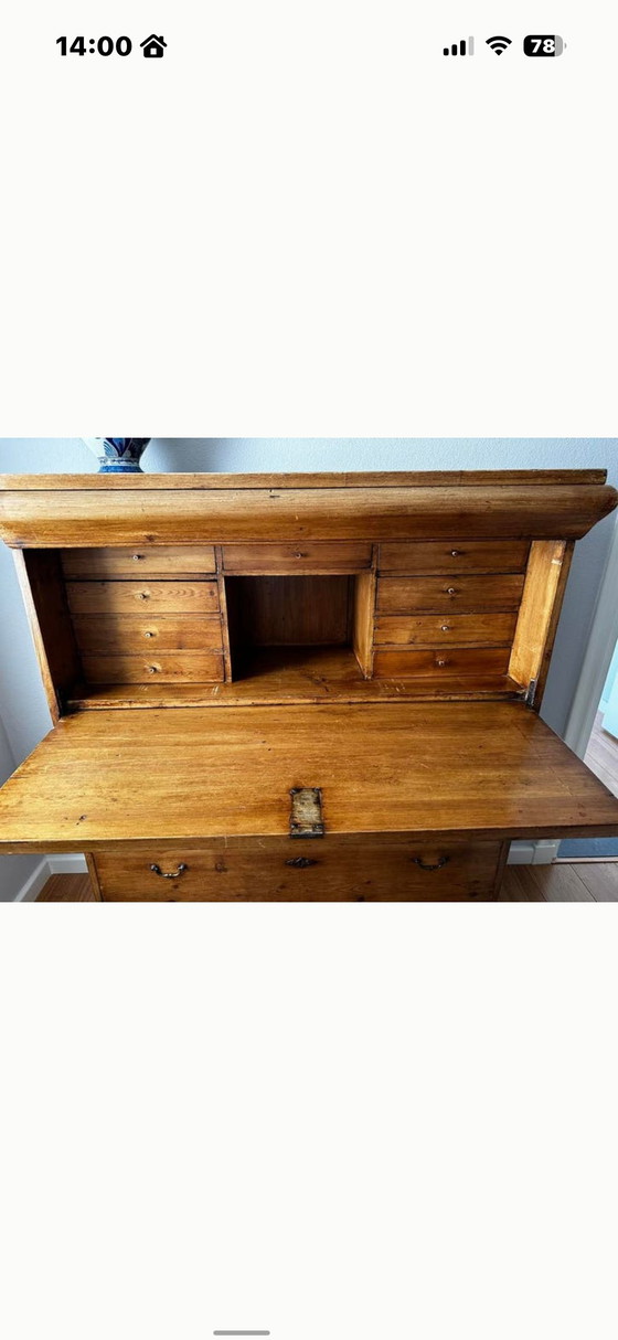 Image 1 of Prachtige antieke/vintage secretaire/kast