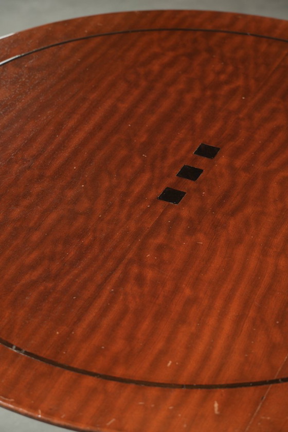 Ronde salon/bijzettafel van Schuitema in Art Deco design uit de Decoforma serie – Salontafels, Wood, Klassiek (photo 9 of 13)