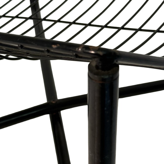 Image 1 of Niels Gammelgaard - IKEA - Draadstoel - Jarpen - Zwart - Jaren 80 - Origineel, eerste editie!